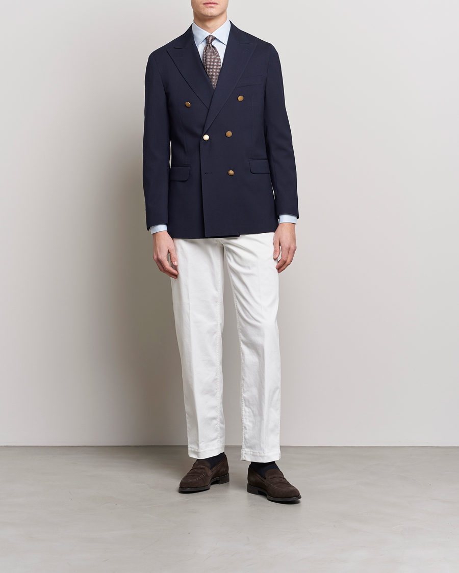 Herren | Sakkos | Oscar Jacobson | Farris Double Breasted Club Blazer Navy
