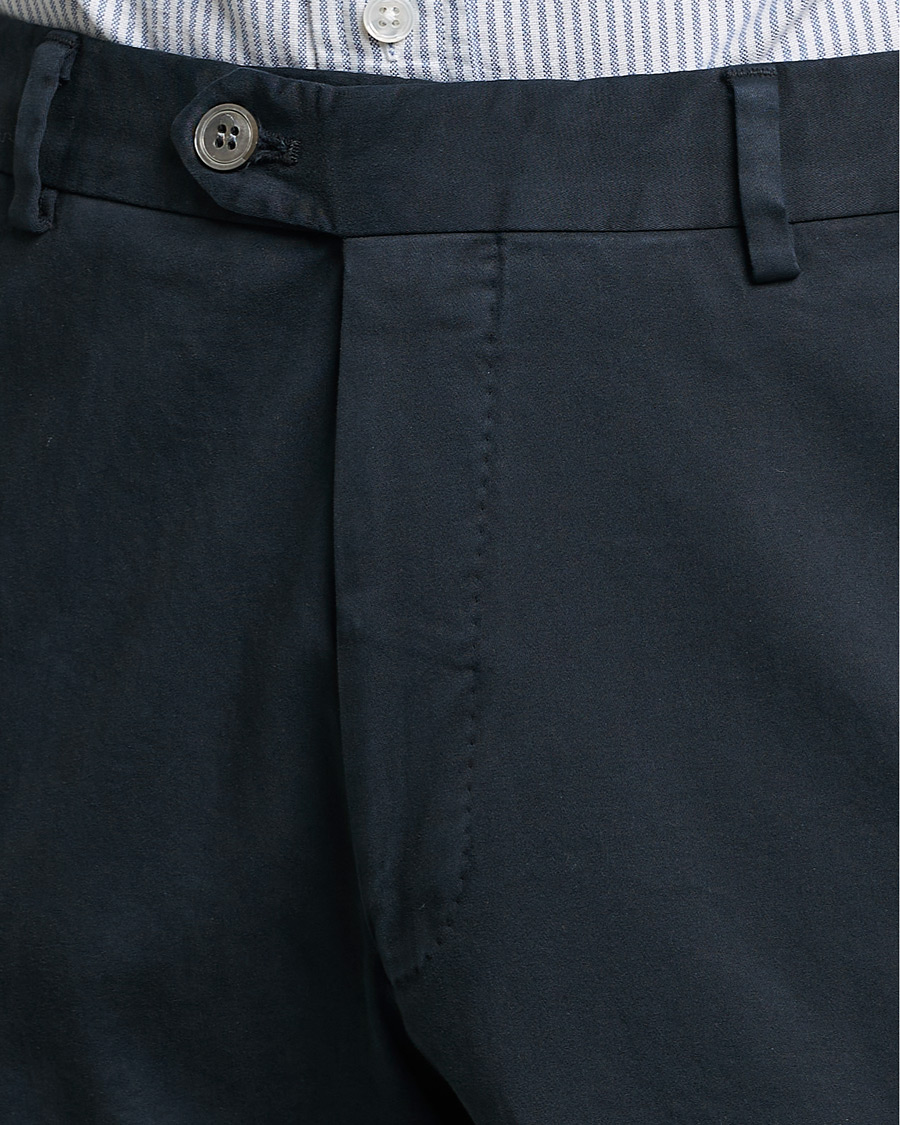 Herren | Hosen | Oscar Jacobson | Denz Casual Cotton Trousers Navy