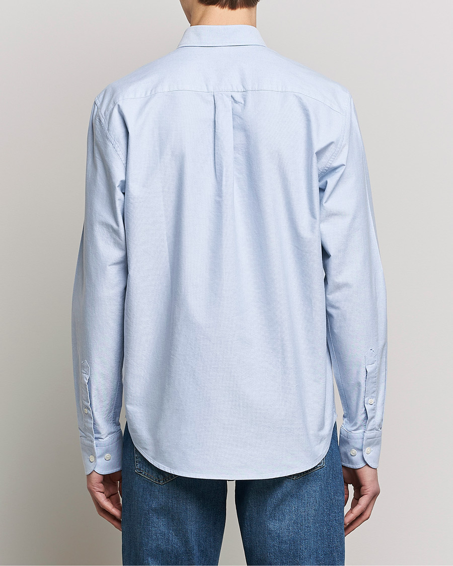 Herren | Hemden | Oscar Jacobson | Regular Fit Button Down Oxford Shirt Light Blue