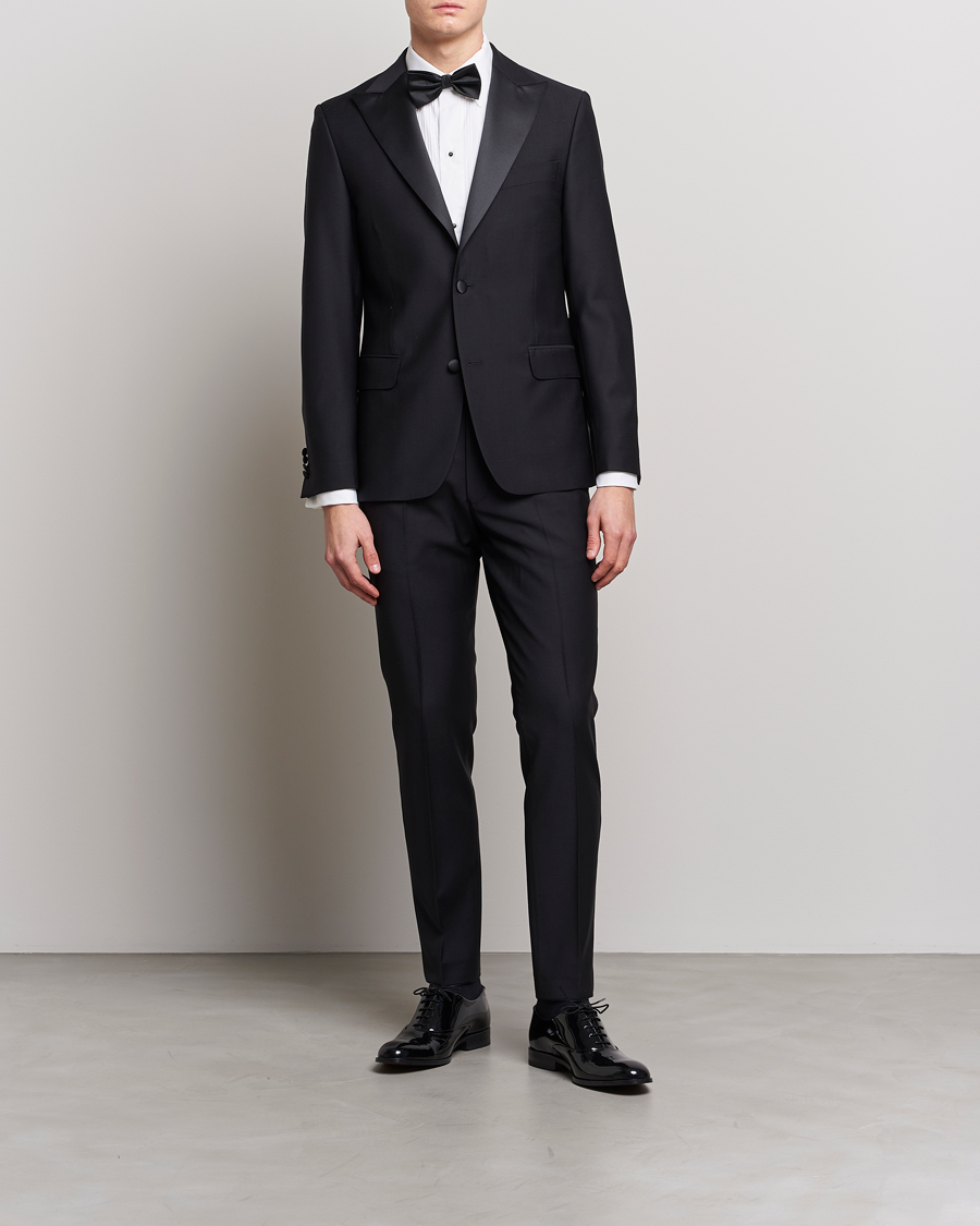 Herren | Hosen | Oscar Jacobson | Denz Tuxedo Trousers Black
