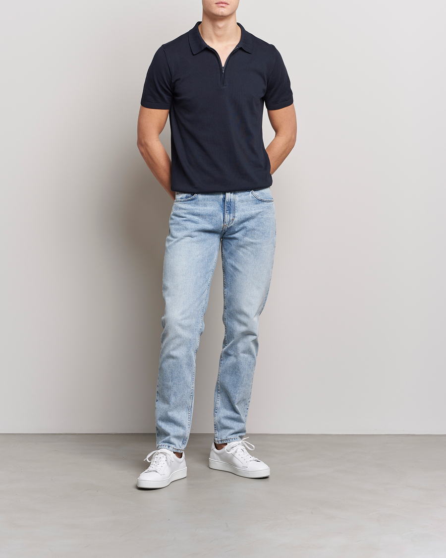 Herren | Jeans | Oscar Jacobson | Albert Cotton Stretch Jeans Light Wash