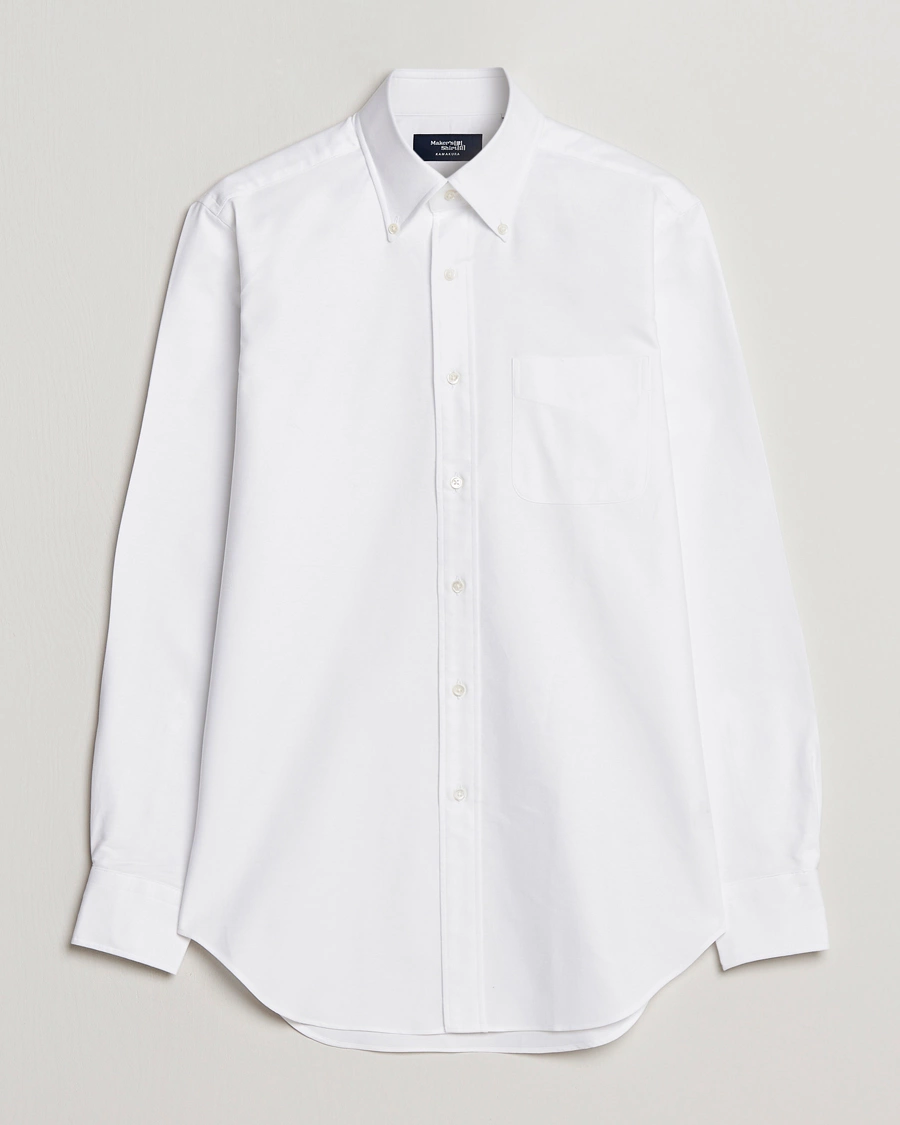 Herren | Hemden | Kamakura Shirts | Slim Fit Oxford BD Shirt White