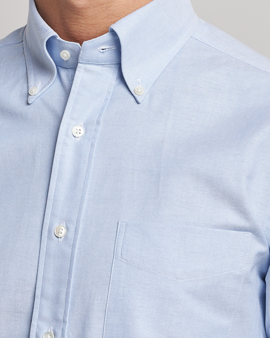 Herren | Hemden | Kamakura Shirts | Slim Fit Oxford BD Shirt Light Blue