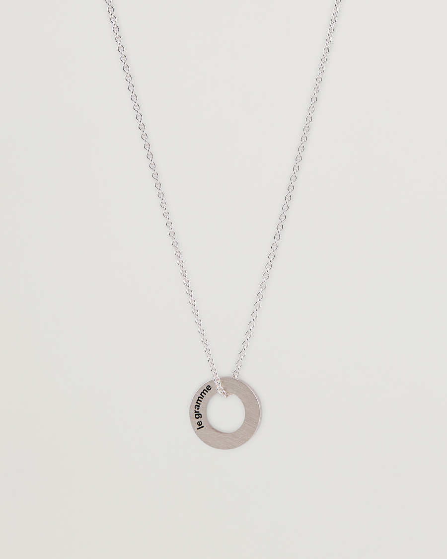 Herren | Schmuck | LE GRAMME | Circle Necklace Le 1.1 Sterling Silver
