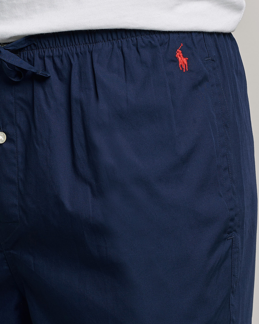 Herren | Polo Ralph Lauren Short Sleeve Pyjama Set Solid Navy | Polo Ralph Lauren | Short Sleeve Pyjama Set Solid Navy