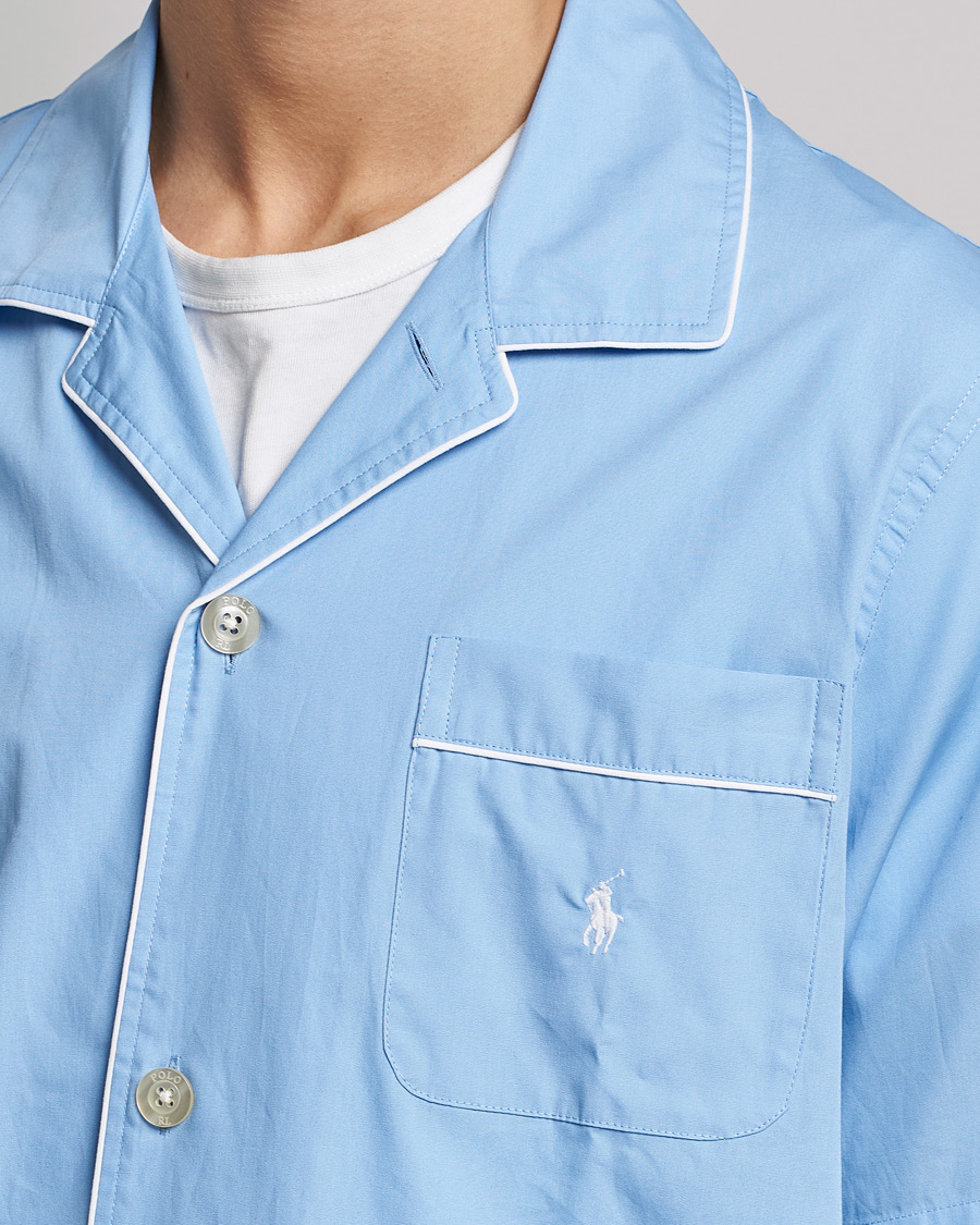 Herren | Schlafanzüge & Bademäntel | Polo Ralph Lauren | Cotton Short Pyajama Set Solid Austin Blue