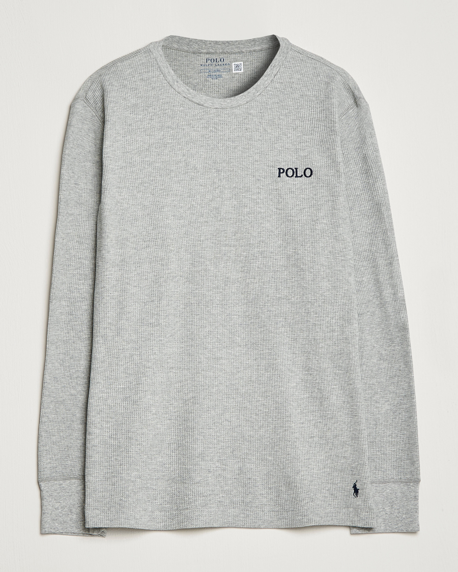 Herren | T-Shirts | Polo Ralph Lauren | Waffle Long Sleeve Crew Neck Andover Heather
