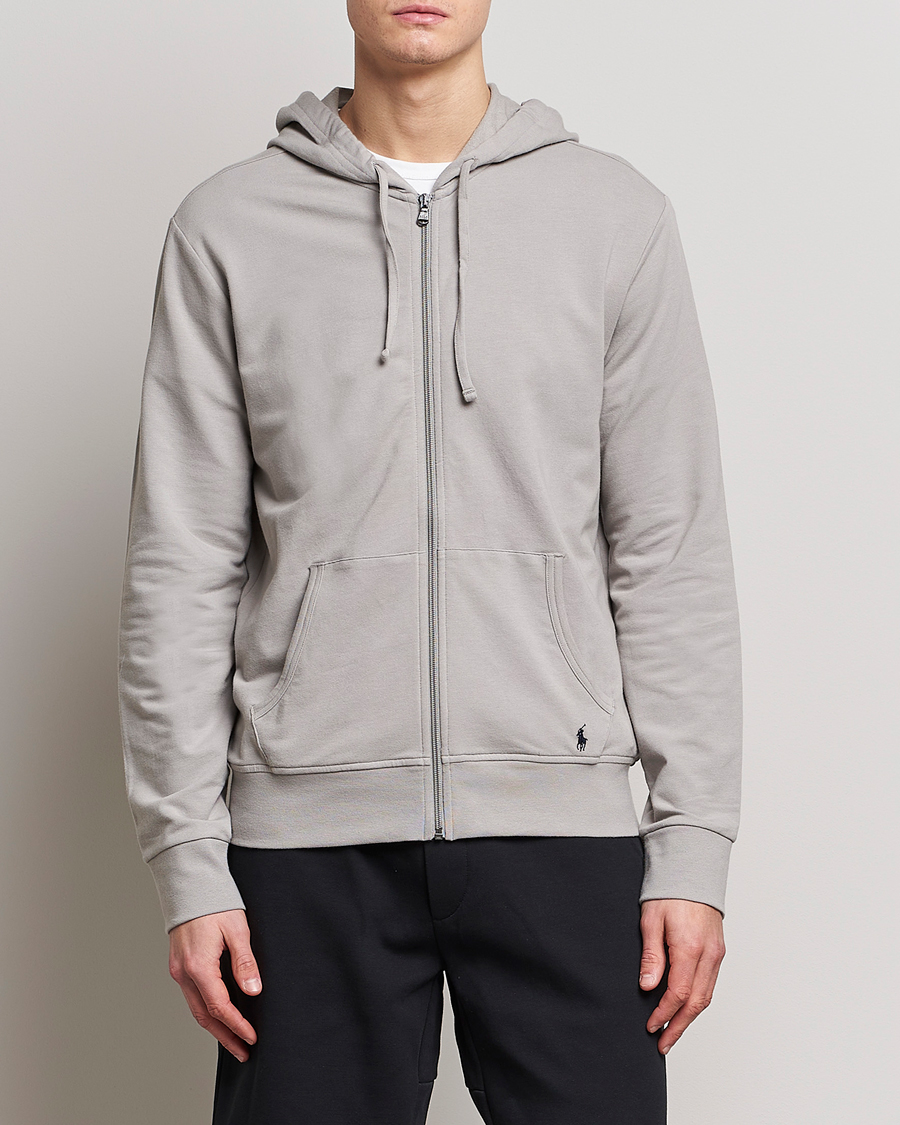 Herren |  | Polo Ralph Lauren | Cotton Jersey Long Sleeve Hoodie Grey Frog