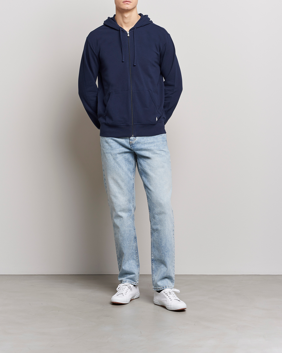 Herren | Pullover | Polo Ralph Lauren | Cotton Jersey Long Sleeve Hoodie Cruise Navy