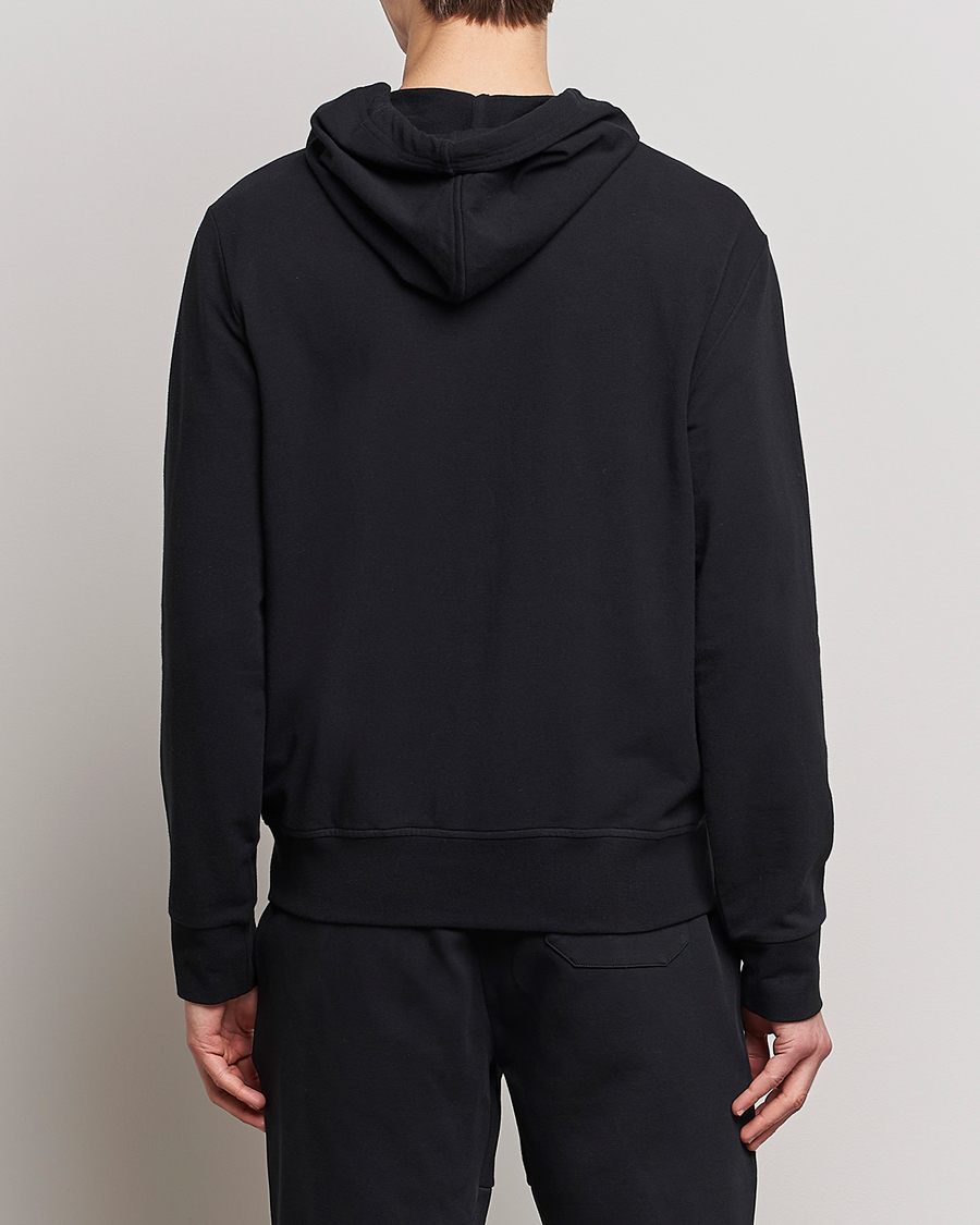 Herren | Pullover | Polo Ralph Lauren | Cotton Jersey Long Sleeve Hoodie Polo Black