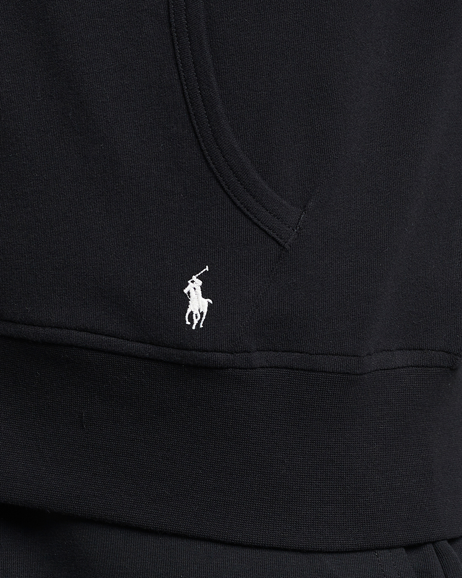 Herren | Pullover | Polo Ralph Lauren | Cotton Jersey Long Sleeve Hoodie Polo Black