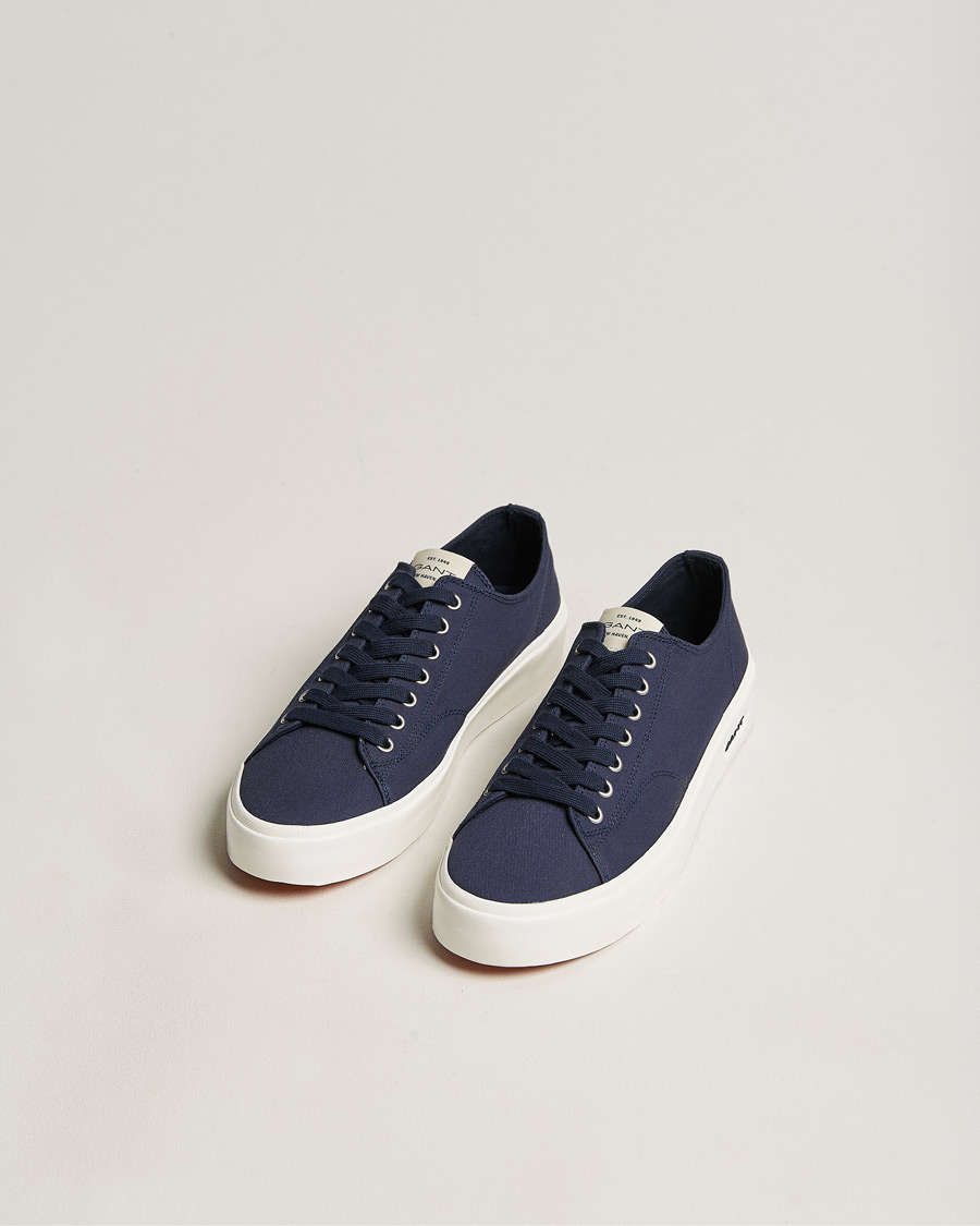 Herren | GANT Prepbro Canvas Sneaker Marine | GANT | Prepbro Canvas Sneaker Marine