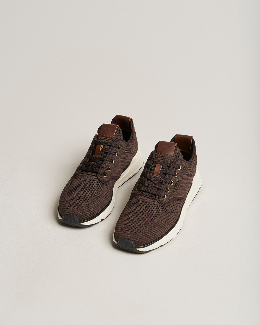 Herren | GANT Beeker Mesh Sneaker Dark Brown | GANT | Beeker Mesh Sneaker Dark Brown