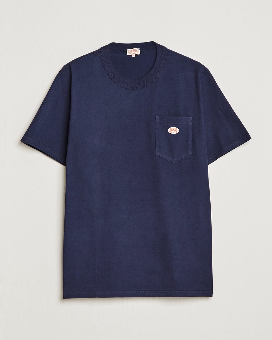 Herren | T-Shirts | Armor-lux | Callac Pocket T-Shirt Navy
