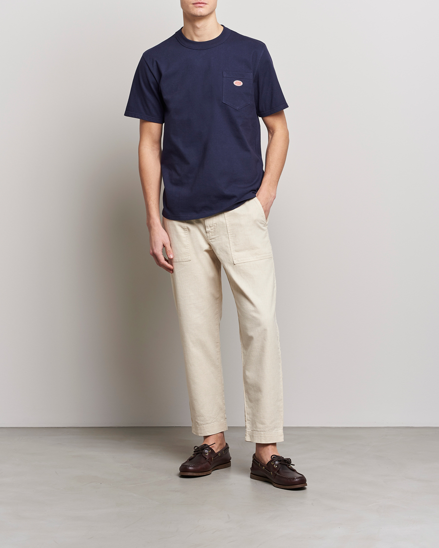 Herren | T-Shirts | Armor-lux | Callac Pocket T-Shirt Navy