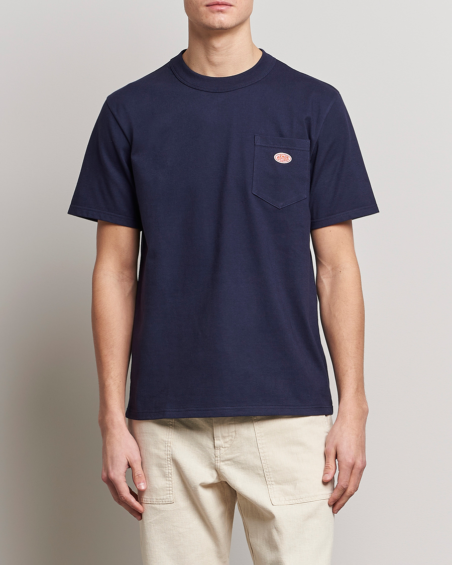 Herren |  | Armor-lux | Callac Pocket T-Shirt Navy