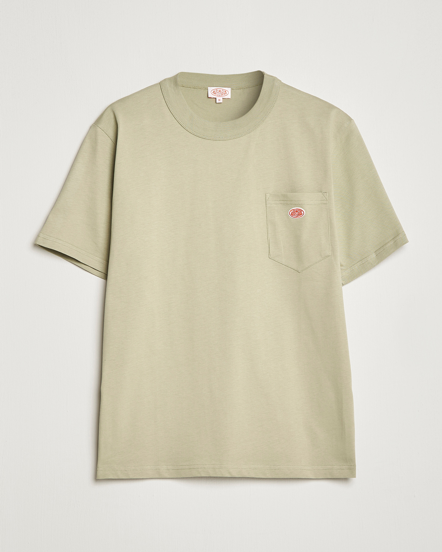 Herren | T-Shirts | Armor-lux | Callac Pocket T-Shirt Argile