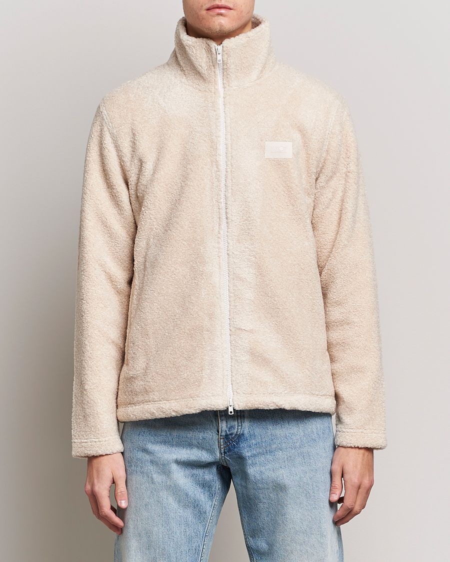 Herren |  | NN07 | Nil Pile Full Zip Jacket Ecru