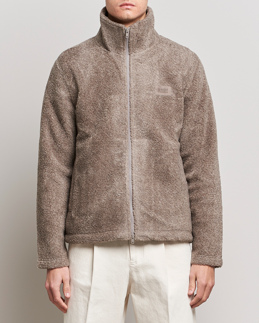 Herren |  | NN07 | Nil Pile Full Zip Jacket Iron 