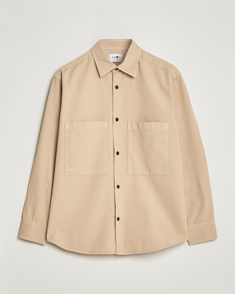 Herren | Hemden | NN07 | Freddy Pocket Overshirt Light Khaki
