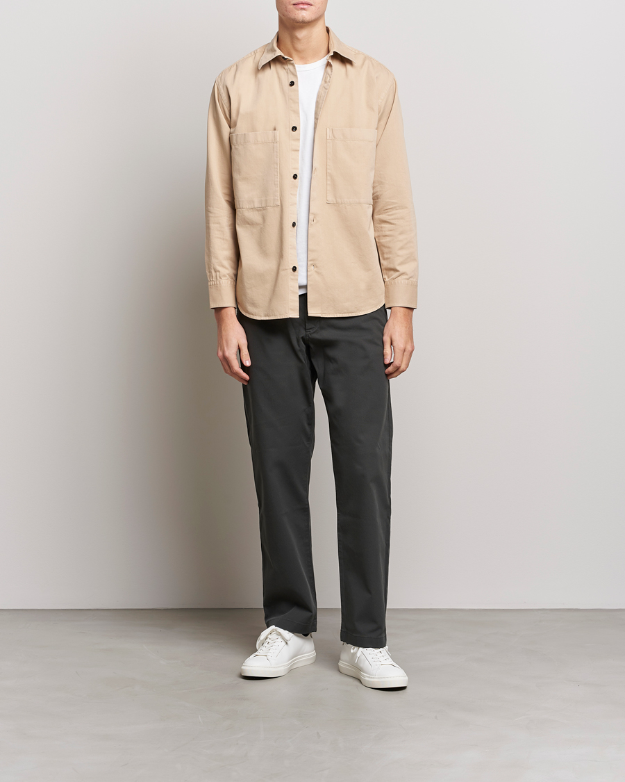 Herren | Hemden | NN07 | Freddy Pocket Overshirt Light Khaki