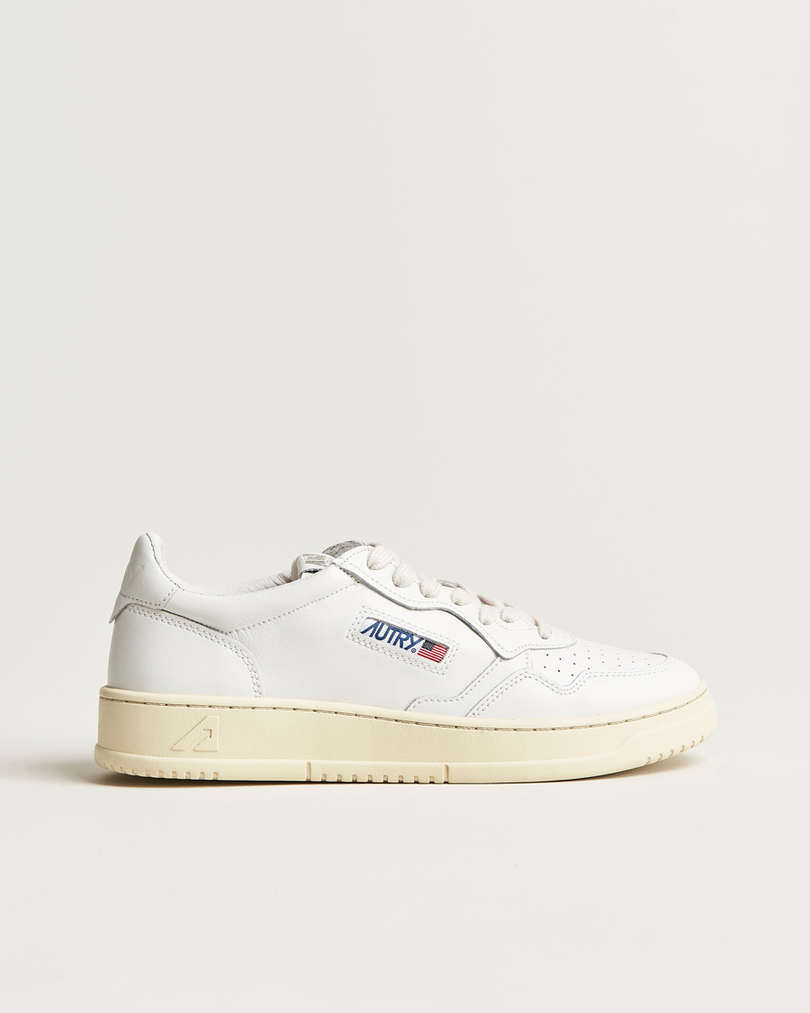 Herren | Sneaker | Autry | Medalist Low Super Soft Goat Leather Sneaker White