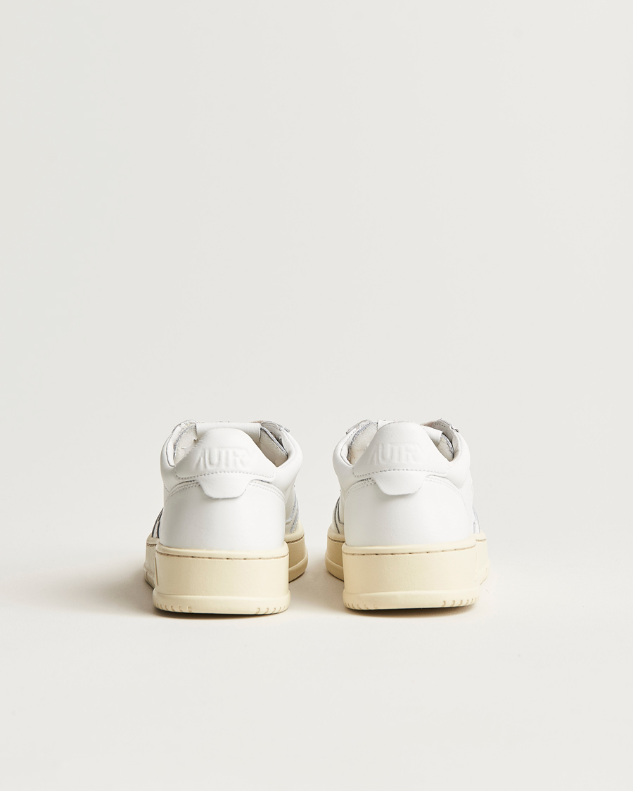 Herren | Sneaker | Autry | Medalist Low Super Soft Goat Leather Sneaker White