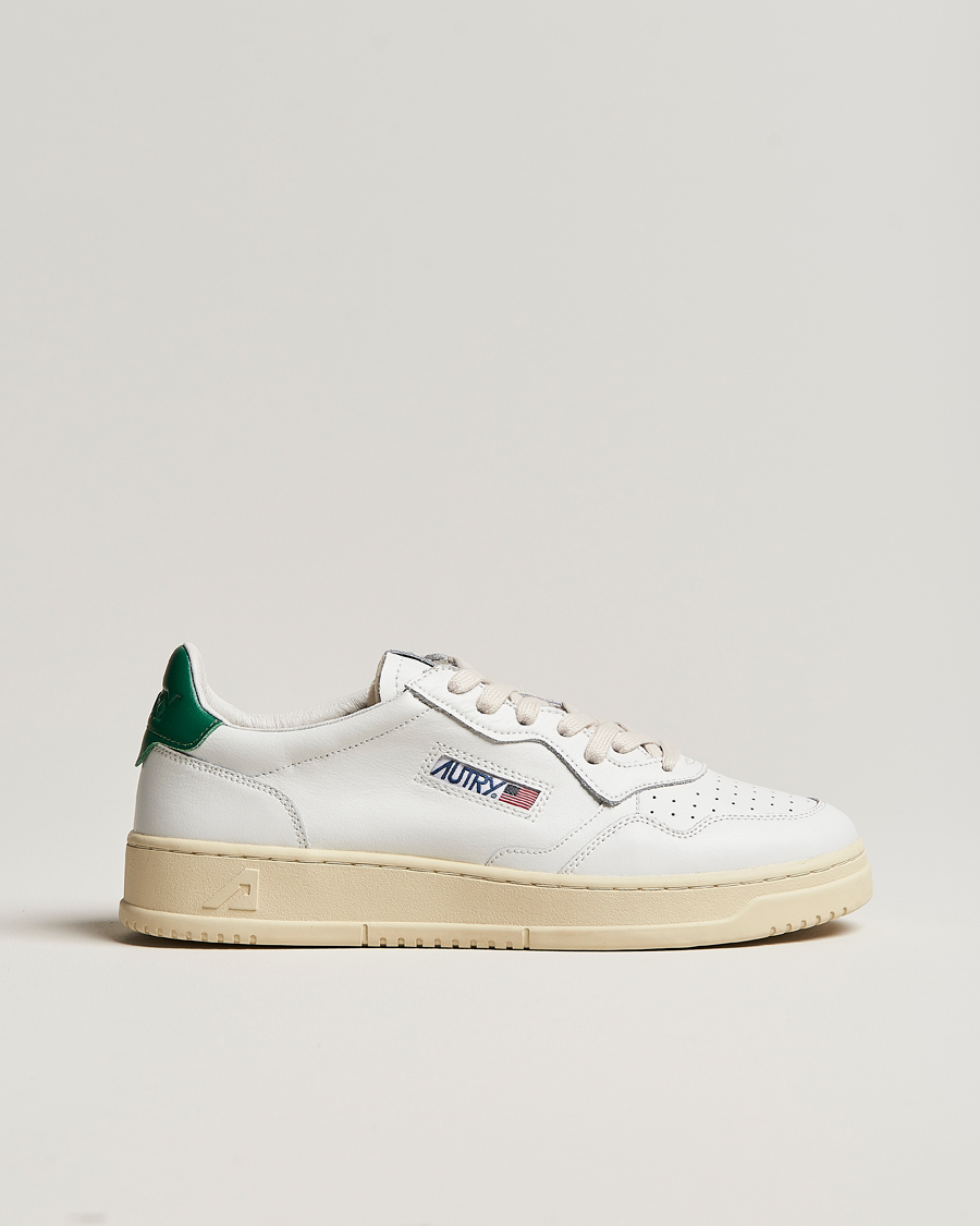 Herren | Schuhe | Autry | Medalist Low Sneaker White/Green