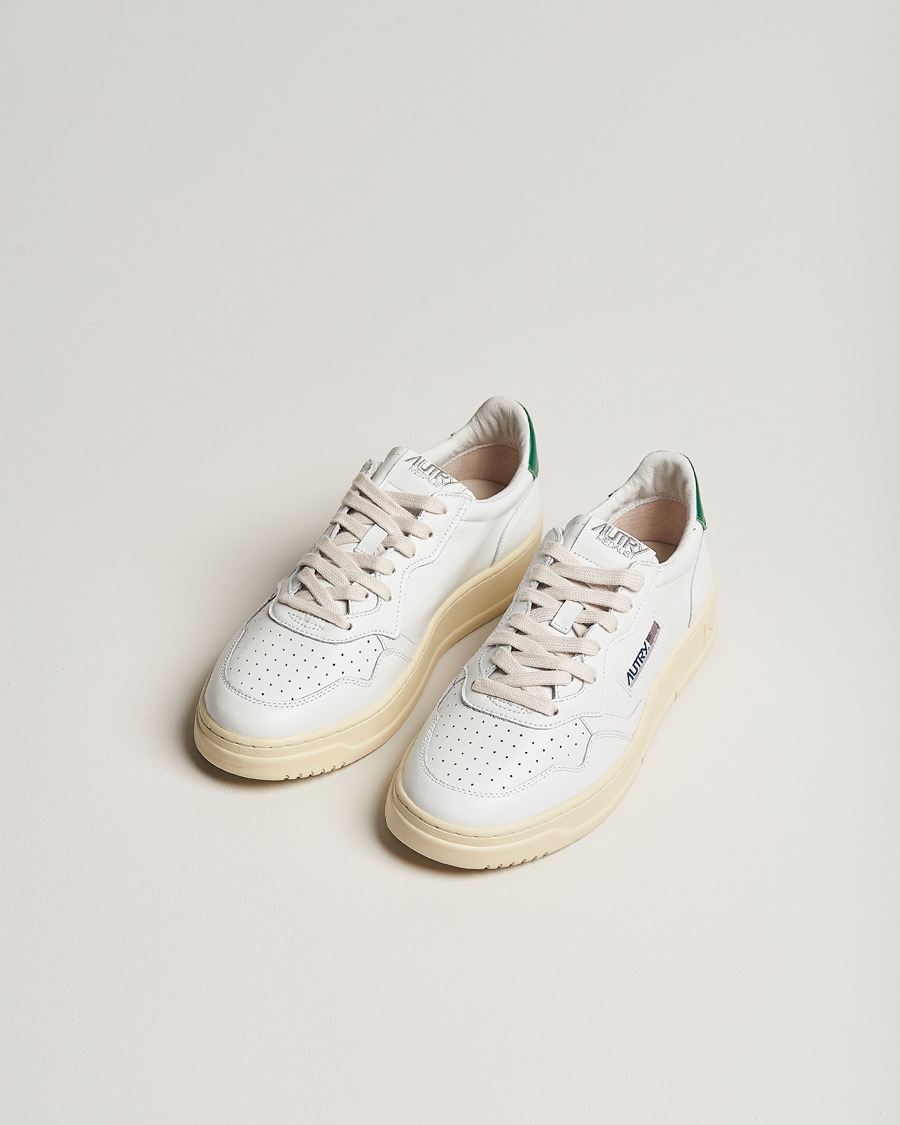 Herren | Schuhe | Autry | Medalist Low Sneaker White/Green