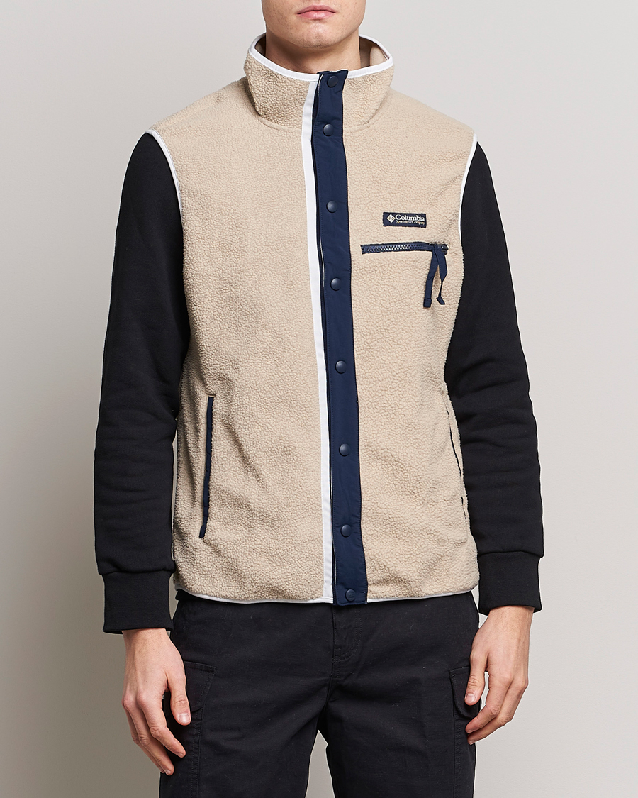 Herren | Pullover | Columbia | Helvetia Fleece Vest Ancient Fossil