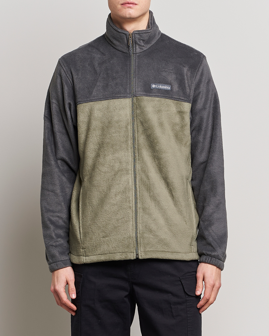 Herren | Pullover | Columbia | Steens Mountain Full Zip 2.0 Fleece Shark/Stone Green