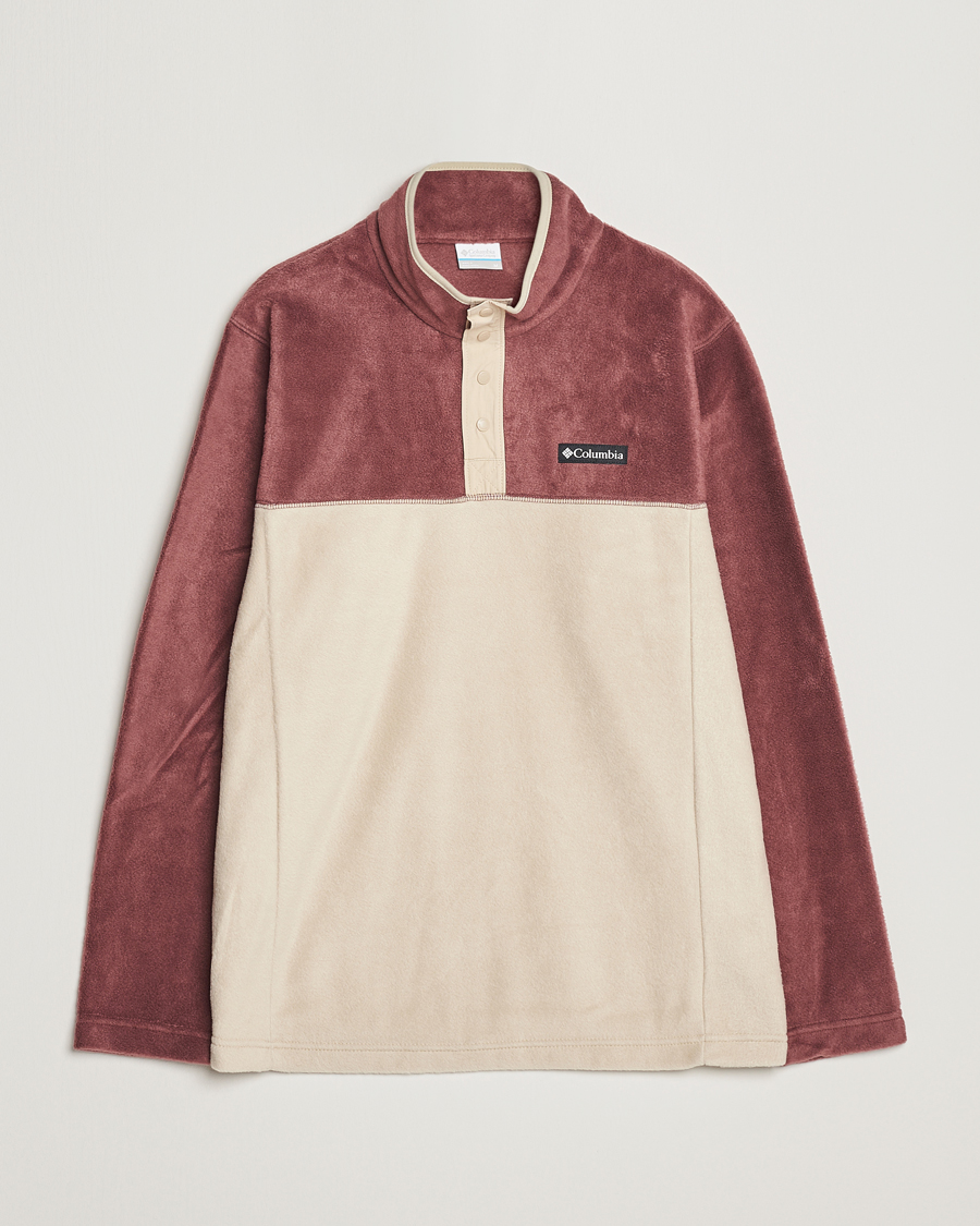 Herren | Pullover | Columbia | Steens Mountain Half Snap 2.0 Fleece Light Raisin