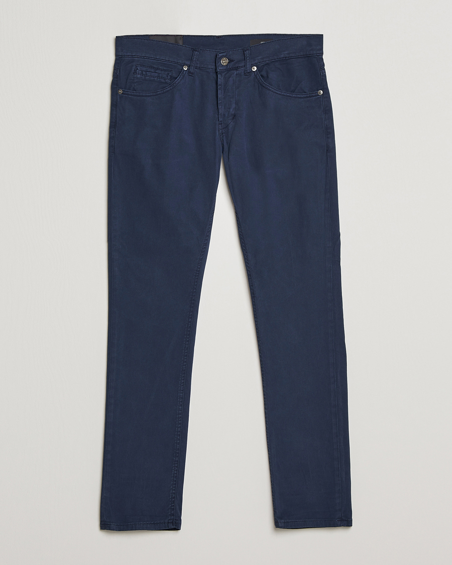 Herren | Hosen | Dondup | George Gabardine 5-Pocket Navy