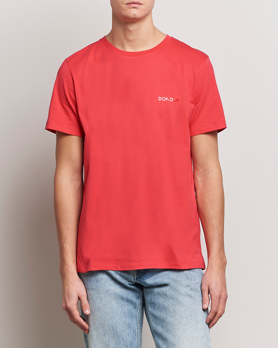 Herren | | Dondup | Crew Neck Tee Coral