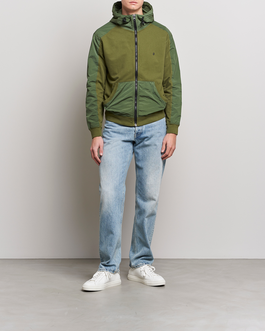 Herren | Pullover | Dondup | Full Zip Hoodie Jacket Olive