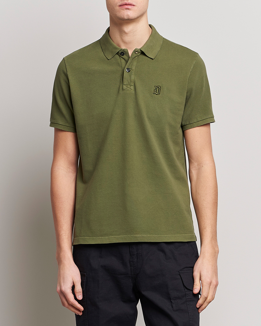 Herren | Poloshirts | Dondup | Cotton Pique Olive