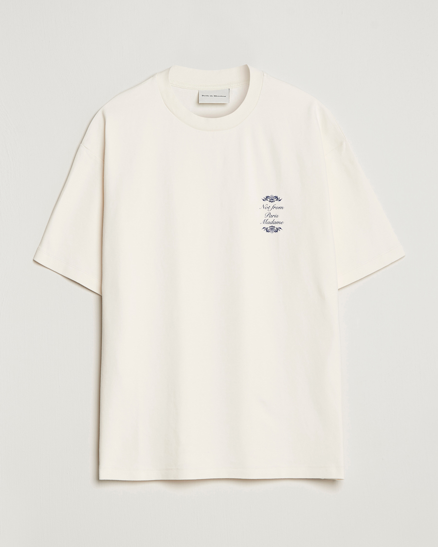 Herren | T-Shirts | Drôle de Monsieur | Ornaments T-Shirt Off White