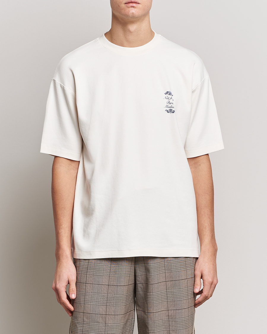 Herren | T-Shirts | Drôle de Monsieur | Ornaments T-Shirt Off White