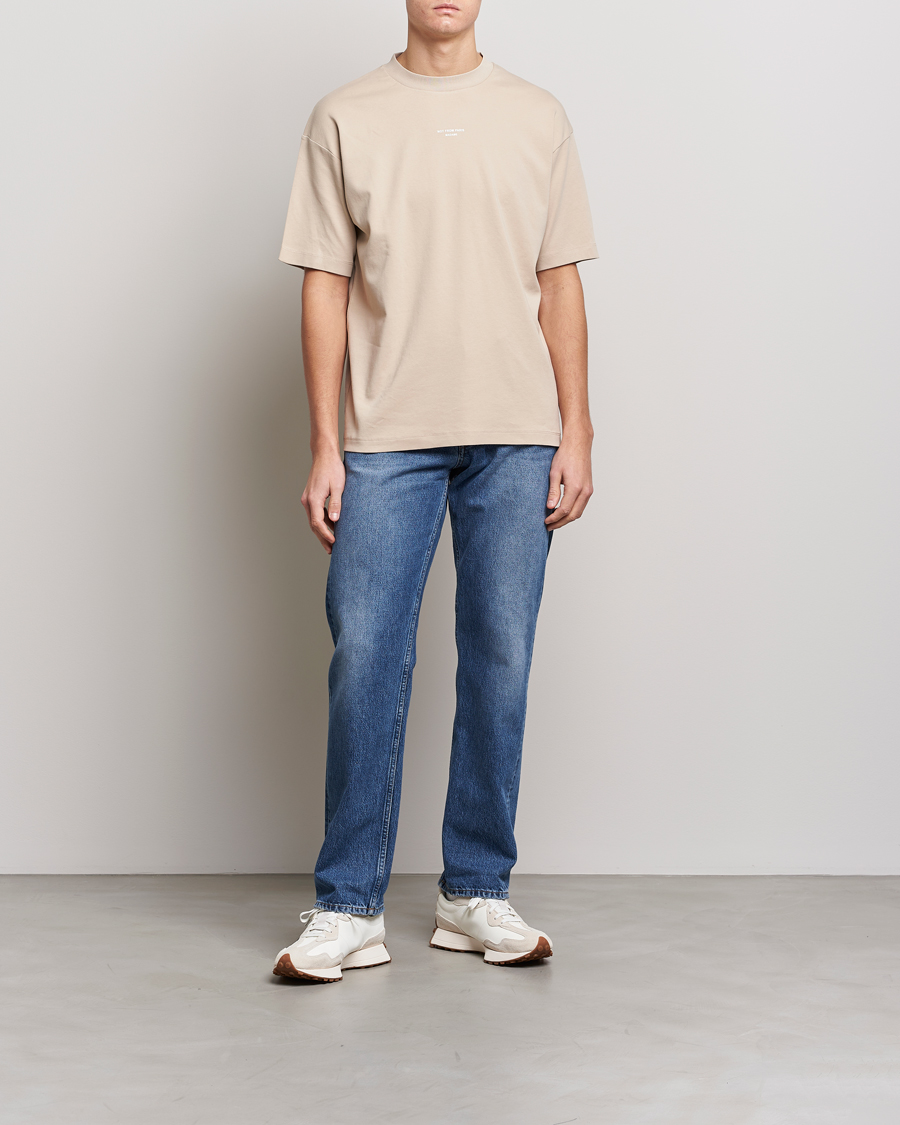 Herren | T-Shirts | Drôle de Monsieur | Classic NFPM T-Shirt Beige