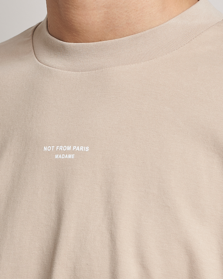 Herren | T-Shirts | Drôle de Monsieur | Classic NFPM T-Shirt Beige
