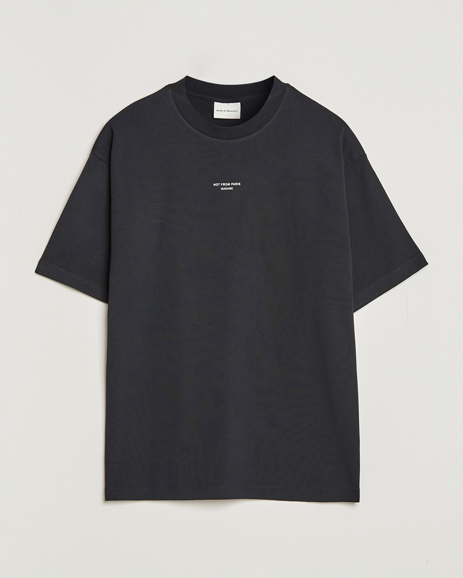 Herren | T-Shirts | Drôle de Monsieur | Classic NFPM T-Shirt Black