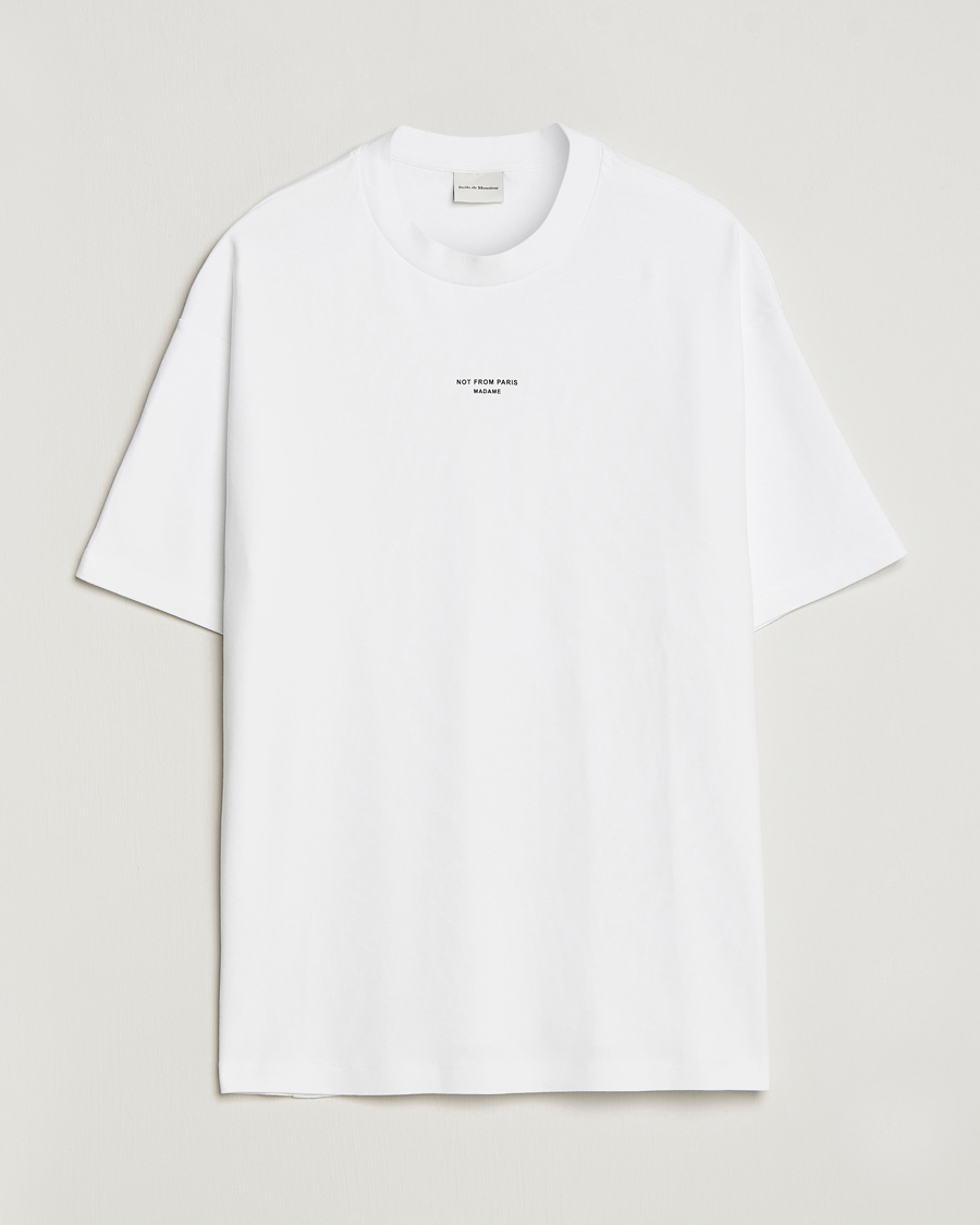 Herren | Kurzarm T-Shirt | Drôle de Monsieur | Classic NFPM T-Shirt White