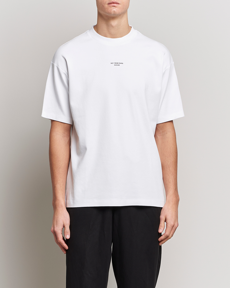 Herren | Kurzarm T-Shirt | Drôle de Monsieur | Classic NFPM T-Shirt White