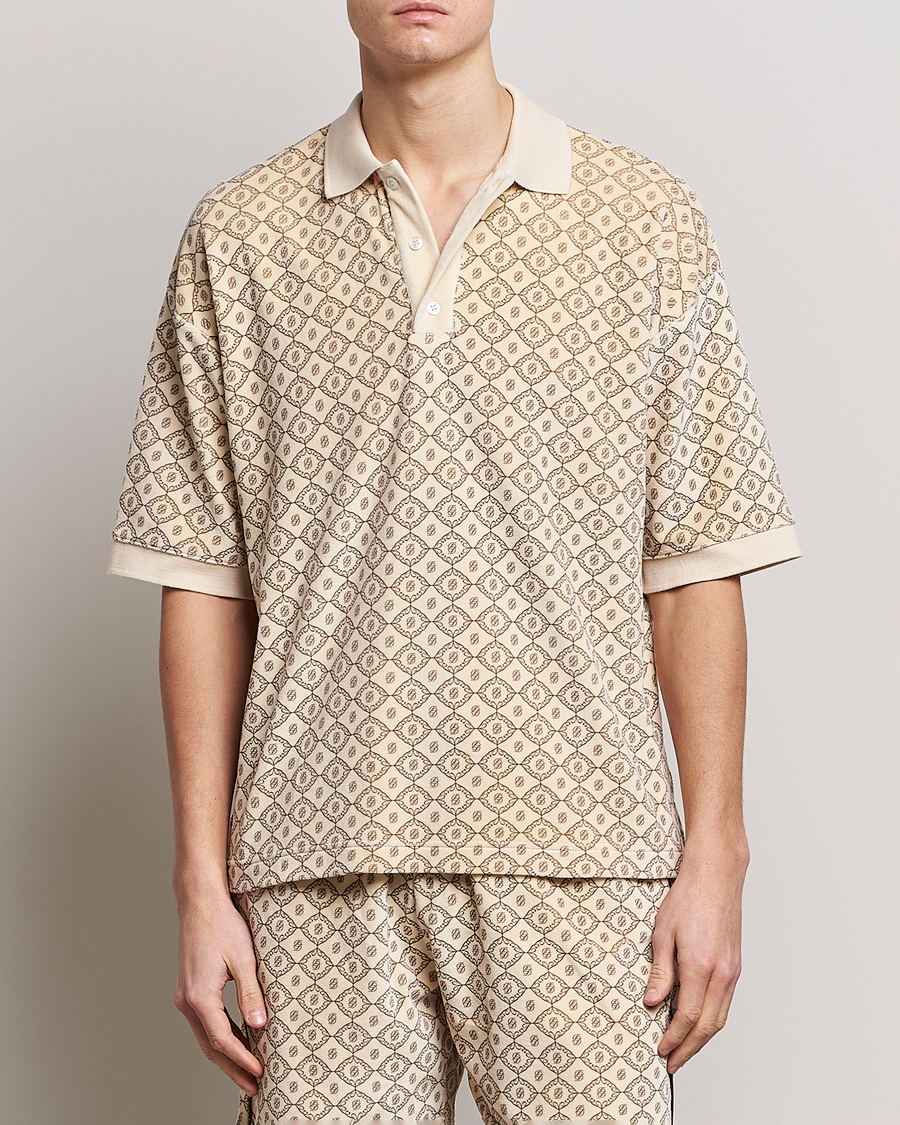 Herren | Terry | Drôle de Monsieur | Monogram Terry Polo Off White