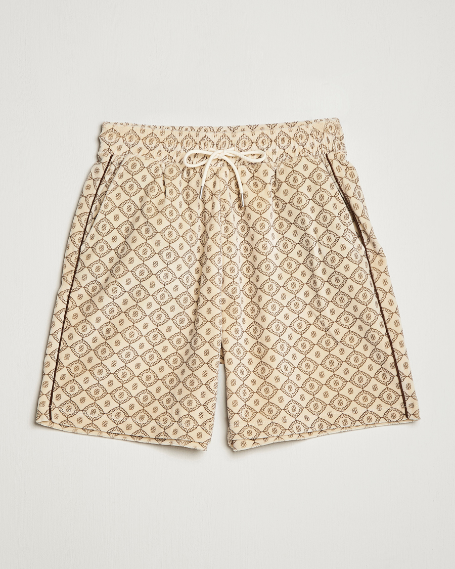 Herren | Shorts | Drôle de Monsieur | Monogram Terry Shorts Off White