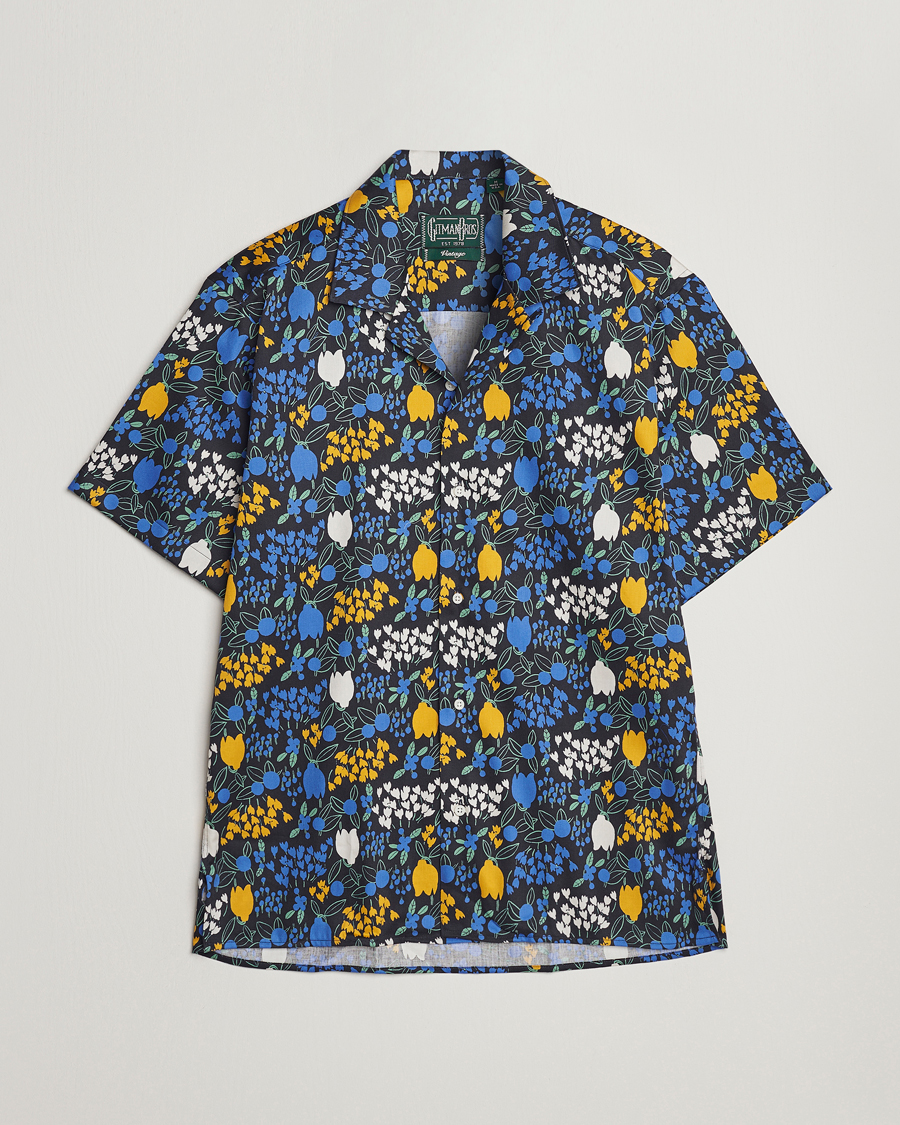 Herren | Hemden | Gitman Vintage | Tulip Fields Camp Shirt Blue