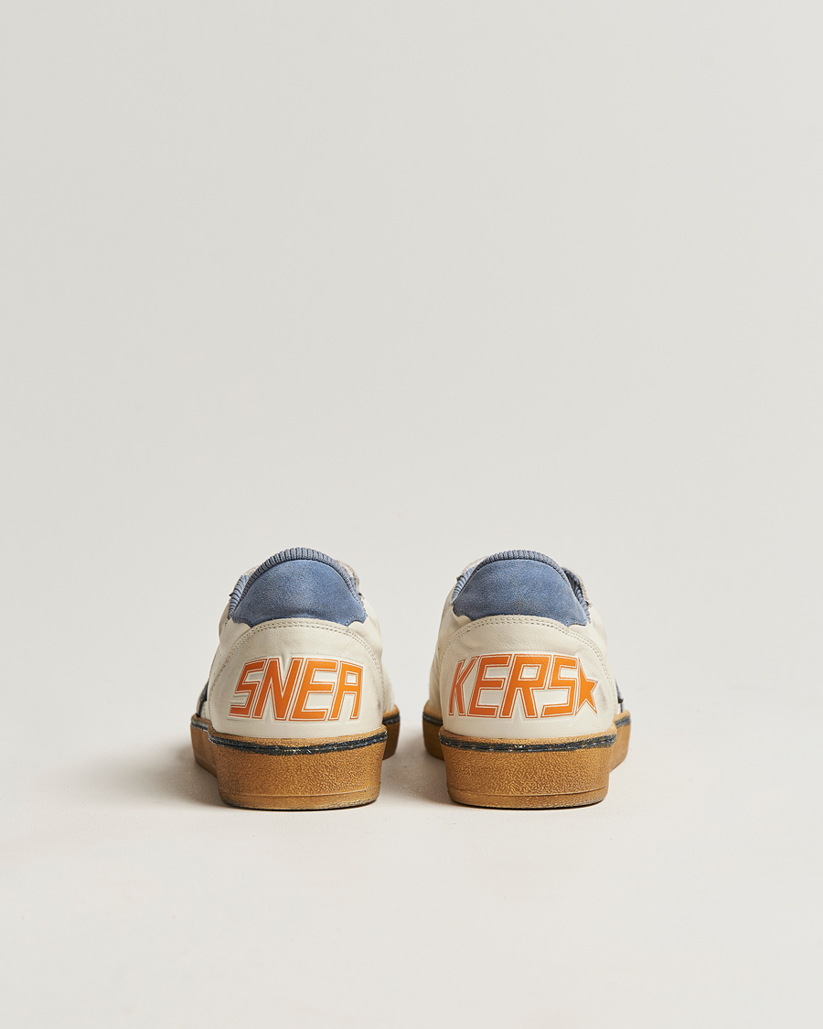 Herren | Golden Goose Deluxe Brand Ball Star Sneakers White/Powder Blue | Golden Goose | Deluxe Brand Ball Star Sneakers White/Powder Blue