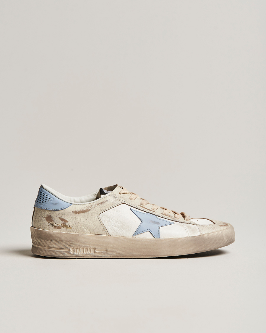 Herren | Golden Goose Deluxe Brand Star Dan Sneakers White/Blue | Golden Goose | Deluxe Brand Star Dan Sneakers White/Blue