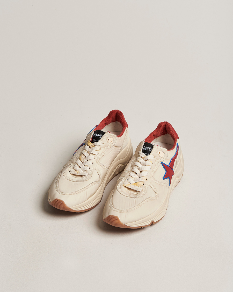 Herren |  | Golden Goose Deluxe Brand | Running Sole Sneakers White/Red