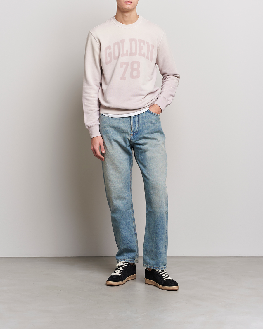 Herren | Pullover | Golden Goose | Deluxe Brand 78 Cotton Fleece Sweatshirt Shadow Grey